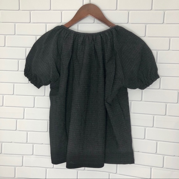 NWT Madewell Texture And Thread Peasant Top XS - Picture 3 of 5